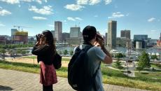 Baltimore, Maryland, Federal Hill, Inner Harbor, skyline, view
