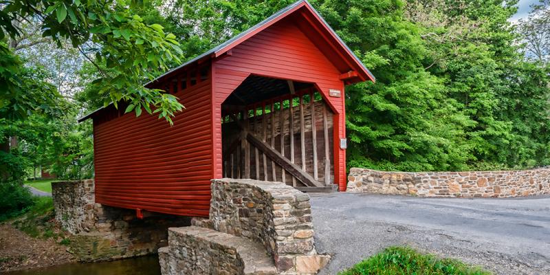 Roddy Road Covered Bridge, Maryland, scenic drive, bridge, historic, byway
