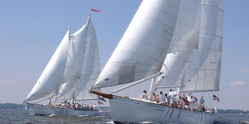 Sail boats in Annapolis, Maryland