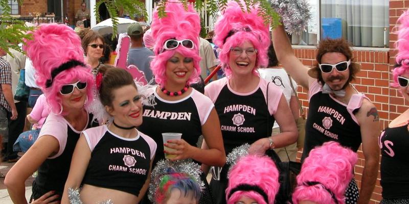 Ladies at HonFest in Baltimore, Maryland