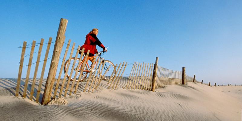 Bicycling on Assateague Island