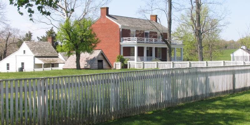The McLean House in Appommattox, Virginia