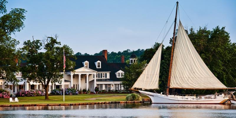 Inn at Perry Cabin, sailboat, Miles River, St. Michaels
