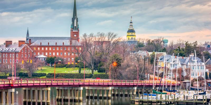 View of Annapolis from Spa Creek