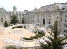 Noon formation at the US Naval Academy