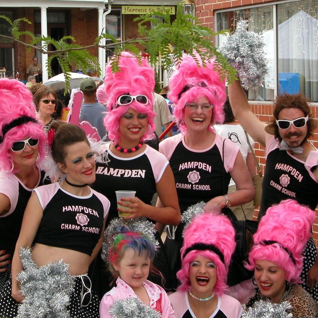 Ladies at HonFest in Baltimore, Maryland