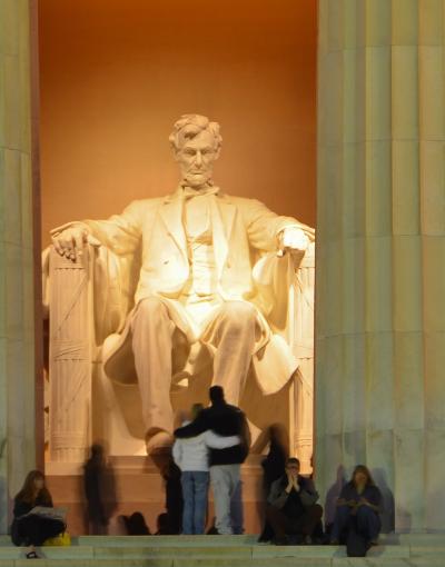The Lincoln Memorial in Washington, DC